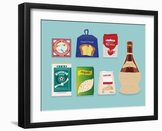 Italian Deli-Claire Huntley-Framed Giclee Print