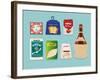 Italian Deli-Claire Huntley-Framed Giclee Print