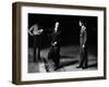 Italian director Michelangelo Antonioni (1912 - 2007) on the set of the film L'eclisse with French -null-Framed Photo