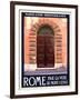 Italian Door, Roma Italy 5-Anna Siena-Framed Giclee Print