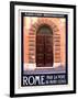 Italian Door, Roma Italy 5-Anna Siena-Framed Giclee Print