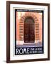 Italian Door, Roma Italy 5-Anna Siena-Framed Giclee Print