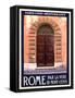 Italian Door, Roma Italy 5-Anna Siena-Framed Stretched Canvas