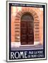 Italian Door, Roma Italy 5-Anna Siena-Mounted Giclee Print