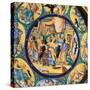 Italian earthenware plate showing the birth of Hercules-Unknown-Stretched Canvas
