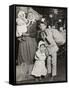 Italian Family Seeking Lost Baggage, Ellis Island, 1905-Lewis Wickes Hine-Framed Stretched Canvas