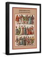 Italian Fashion and Style First Half of the XV Century-Friedrich Hottenroth-Framed Art Print