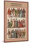 Italian Fashion and Style First Half of the XV Century-Friedrich Hottenroth-Mounted Art Print