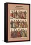Italian Fashion End of the XV Century-Friedrich Hottenroth-Framed Stretched Canvas
