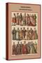 Italian Fashion End of the XV Century-Friedrich Hottenroth-Stretched Canvas