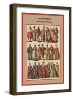 Italian Fashion End of the XV Century-Friedrich Hottenroth-Framed Art Print