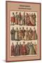 Italian Fashion End of the XV Century-Friedrich Hottenroth-Mounted Art Print