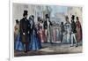 Italian Fashion in the 19Th Century-Stefano Bianchetti-Framed Giclee Print