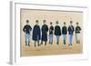 Italian Financiers in Full Uniforms, 1885-null-Framed Giclee Print