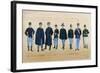 Italian Financiers in Full Uniforms, 1885-null-Framed Giclee Print