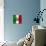 Italian Flag And Venice-Petrafler-Art Print displayed on a wall