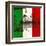 Italian Flag And Venice-Petrafler-Framed Art Print