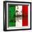 Italian Flag And Venice-Petrafler-Framed Art Print