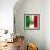 Italian Flag And Venice-Petrafler-Framed Art Print displayed on a wall