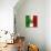 Italian Flag And Venice-Petrafler-Mounted Art Print displayed on a wall