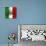 Italian Flag And Venice-Petrafler-Premium Giclee Print displayed on a wall