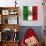 Italian Flag And Venice-Petrafler-Art Print displayed on a wall