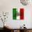 Italian Flag And Venice-Petrafler-Art Print displayed on a wall