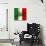 Italian Flag And Venice-Petrafler-Art Print displayed on a wall