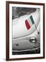 Italian Flag on Fiat 500 Car, Rome, Lazio, Italy, Europe-Stuart Black-Framed Photographic Print