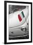 Italian Flag on Fiat 500 Car, Rome, Lazio, Italy, Europe-Stuart Black-Framed Photographic Print