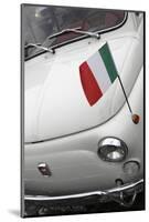 Italian Flag on Fiat 500 Car, Rome, Lazio, Italy, Europe-Stuart Black-Mounted Photographic Print