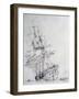 Italian Frigate Eurydice by Eduardo De Martino (1838-1912), Italy, 19th Century-null-Framed Giclee Print