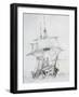 Italian Frigate Garibaldi, 1860 by Eduardo De Martino (1838-1912), Italy, 19th Century-null-Framed Giclee Print