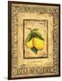 Italian Fruits Lemons-Marilyn Dunlap-Framed Art Print