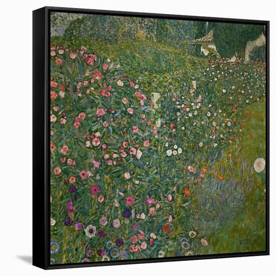 Italian Garden Landscape, 1917-Gustav Klimt-Framed Stretched Canvas