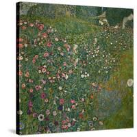 Italian Garden Landscape, 1917-Gustav Klimt-Stretched Canvas