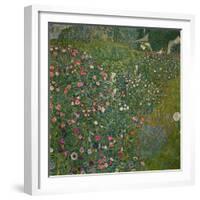 Italian Garden Landscape, 1917-Gustav Klimt-Framed Giclee Print