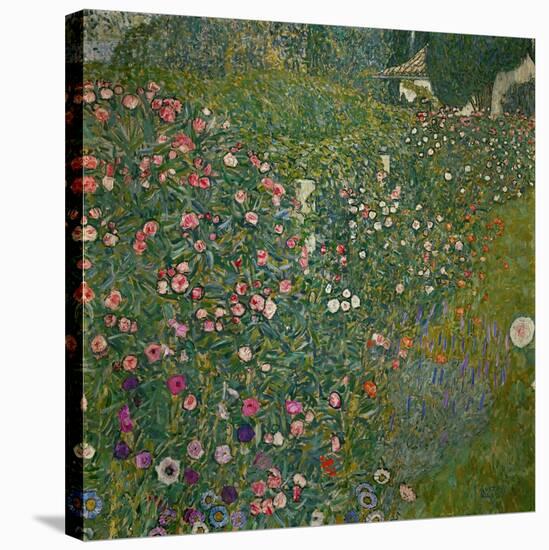 Italian Garden Landscape, 1917-Gustav Klimt-Stretched Canvas