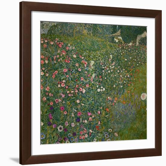 Italian Garden Landscape, 1917-Gustav Klimt-Framed Giclee Print