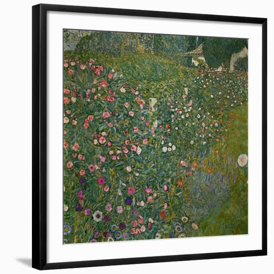 Italian Garden Landscape, 1917-Gustav Klimt-Framed Giclee Print