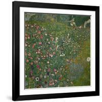 Italian Garden Landscape, 1917-Gustav Klimt-Framed Giclee Print