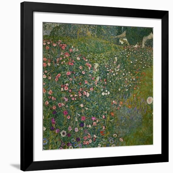 Italian Garden Landscape, 1917-Gustav Klimt-Framed Giclee Print