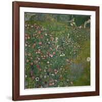 Italian Garden Landscape, 1917-Gustav Klimt-Framed Giclee Print