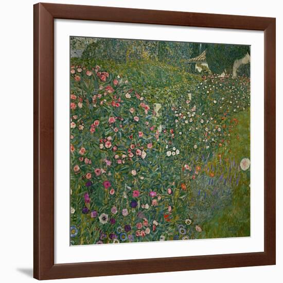 Italian Garden Landscape, 1917-Gustav Klimt-Framed Giclee Print