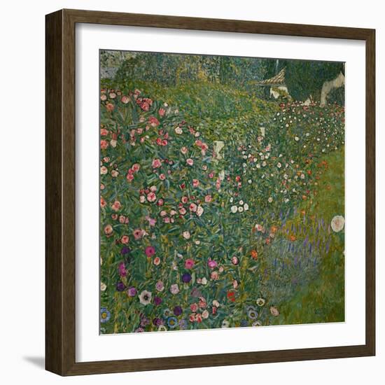 Italian Garden Landscape, 1917-Gustav Klimt-Framed Giclee Print