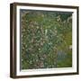 Italian Garden Landscape, 1917-Gustav Klimt-Framed Giclee Print