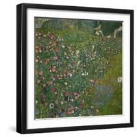 Italian Garden Landscape, 1917-Gustav Klimt-Framed Giclee Print