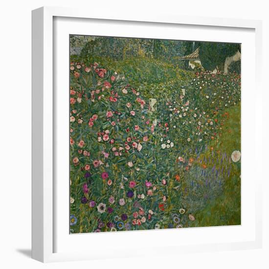 Italian Garden Landscape, 1917-Gustav Klimt-Framed Giclee Print