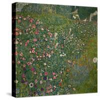 Italian Garden Landscape, 1917-Gustav Klimt-Stretched Canvas