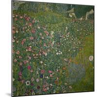 Italian garden landscape. Oil on canvas.-Gustav Klimt-Mounted Premium Giclee Print